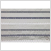 Steel/Blue/White Stripes Embroidery Stripe - Full | Mood Fabrics