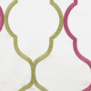 Watermelon Geometric Satin - Detail | Mood Fabrics