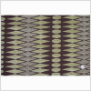 Kiwi/Chocolate Geometric Chenille - Full | Mood Fabrics