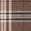 Chestnut Plaid Poly - Detail | Mood Fabrics