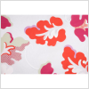 Orange/Lavender/Beige Floral Sheer - Full | Mood Fabrics