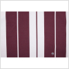 Burgundy/Natural Stripes Woven - Full | Mood Fabrics