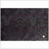 Black/Charcoal Gray/Soft Black Damask Velvet - Full | Mood Fabrics
