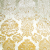 Mustard/Victorian Gold Damask Velvet | Mood Fabrics