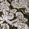 Moss/Victorian Gold Damask Velvet - Detail | Mood Fabrics