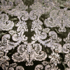 Moss/Victorian Gold Damask Velvet | Mood Fabrics