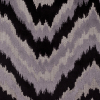 Black/Multi-Gray Ikat Chenille | Mood Fabrics