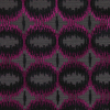 Zwart Cardinal Round Geometric Velvet | Mood Fabrics