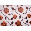 Chocolate/Orange/Beige Floral Chenille - Full | Mood Fabrics