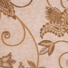 Gold Paisley Chenille - Detail | Mood Fabrics