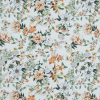 Mood Exclusive Les Fleurs de L'amour Orange and Green Cotton Voile | Mood Fabrics