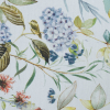 Mood Exclusive La Marche des Fleurs White Cotton Poplin - Detail | Mood Fabrics