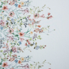 Mood Exclusive La Marche des Fleurs White Cotton Poplin | Mood Fabrics