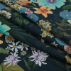 Mood Exclusive Narcissus' Reflection Green and Blue Cotton Voile - Folded | Mood Fabrics