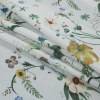 Mood Exclusive Persephone's Bouquet White Cotton Voile - Folded | Mood Fabrics