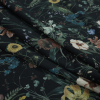 Mood Exclusive Persephone's Bouquet Black Cotton Voile - Folded | Mood Fabrics