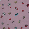 Mood Exclusive Pink Candy and Combat Cotton Voile - Detail | Mood Fabrics