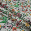 Mood Exclusive Tropical Trellis Stretch Cotton Sateen - Folded | Mood Fabrics