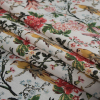 Mood Exclusive Parrots Play Amongst Flowers Cotton Voile - Folded | Mood Fabrics