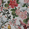Mood Exclusive Parrots Play Amongst Flowers Cotton Voile - Detail | Mood Fabrics