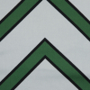Mood Exclusive Green Hele Zig-Zag Stretch Cotton Sateen - Detail | Mood Fabrics