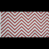 Mood Exclusive Red Hele Zig-Zag Stretch Cotton Sateen - Full | Mood Fabrics