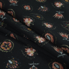 Mood Exclusive Heliconia Flame Stretch Cotton Sateen - Folded | Mood Fabrics