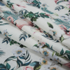 Mood Exclusive Balance of Unity White Cotton Voile - Folded | Mood Fabrics
