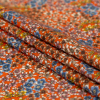 Mood Exclusive Terracotta Floral Symphonies Cotton Voile - Folded | Mood Fabrics