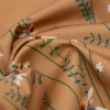 Mood Exclusive Brown Sugar Growing Distant Stretch Cotton Sateen - Detail | Mood Fabrics