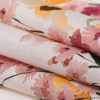 Mood Exclusive Blooming Upwards White Cotton Voile - Folded | Mood Fabrics