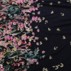 Mood Exclusive Blooming Upwards Navy Cotton Voile | Mood Fabrics