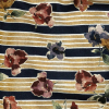 Mood Exclusive Harmonious Hibiscus Linen and Rayon Woven - Detail | Mood Fabrics