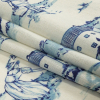 Mood Exclusive Blue Period Linen and Rayon Woven - Folded | Mood Fabrics