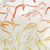 Mood Exclusive Rainbow Language of Love Linen and Rayon Woven - Detail | Mood Fabrics