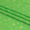 Mood Exclusive Green Circuit Breaker Rayon Batiste - Folded | Mood Fabrics