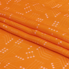 Mood Exclusive Orange Circuit Breaker Rayon Batiste - Folded | Mood Fabrics