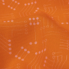 Mood Exclusive Orange Circuit Breaker Linen and Rayon Woven - Detail | Mood Fabrics