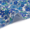 Mood Exclusive Blue Strawberry Fields Cotton Voile - Detail | Mood Fabrics