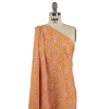 Mood Exclusive Saffron River Viscose and Linen Woven - Spiral | Mood Fabrics