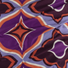 Mood Exclusive Purple Age of Aquarius Stretch Cotton Sateen | Mood Fabrics
