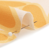 Mood Exclusive Orange Ripple Effect Stretch Cotton Sateen - Detail | Mood Fabrics