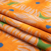 Mood Exclusive Marigold Spritz Stretch Cotton Sateen - Folded | Mood Fabrics