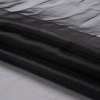 Luscinia Black Polyester Organza - Folded | Mood Fabrics