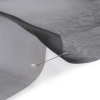 Luscinia Black Polyester Organza - Detail | Mood Fabrics