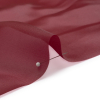 Ardea Burgundy Satin-Faced Polyester Organza - Detail | Mood Fabrics