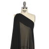 Netta Black Polyester High-Multi Chiffon - Spiral | Mood Fabrics