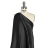 Gavia Black Premium Polyester Satin - Spiral | Mood Fabrics