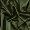 Moss Green Solid Polyester Satin | Mood Fabrics