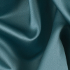 Teal Solid Polyester Satin - Detail | Mood Fabrics